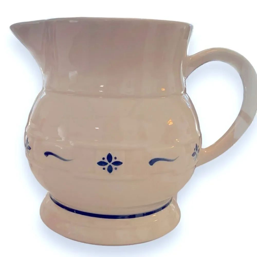 Vintage Longaberger Roseville Pottery Woven Traditions Pitcher